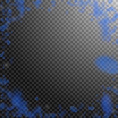 Koyu mavi çiçek yaprakları dökülüyor. İyimser Ro