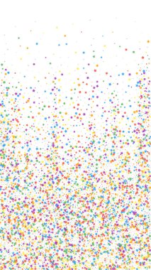 Şenlikli güçlü konfeti. Kutlama yıldızları. Chil.