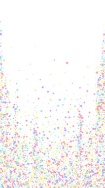 Fevkalade bir konfeti. Kutlama yıldızları. Birlikte