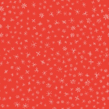 El çizimi beyaz kar taneleri Noellerde kusursuz Pat