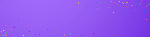 Feestelijke levende confetti. Feeststerren. Feestelijk — Stockvector