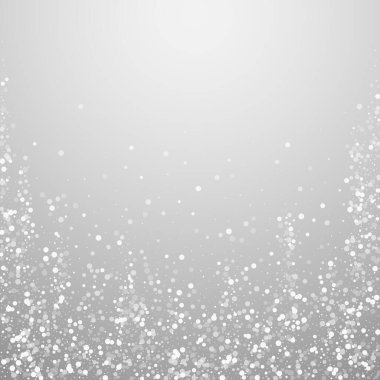 Yılbaşı arka planında rastgele beyaz noktalar. İnce sinek.