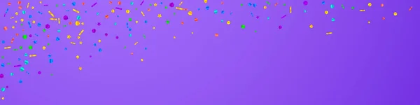 Feestelijke betoverende confetti. Feeststerren. Fe — Stockvector