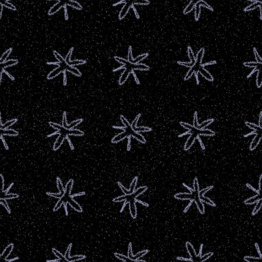 El çizimi beyaz kar taneleri Noellerde kusursuz Pat