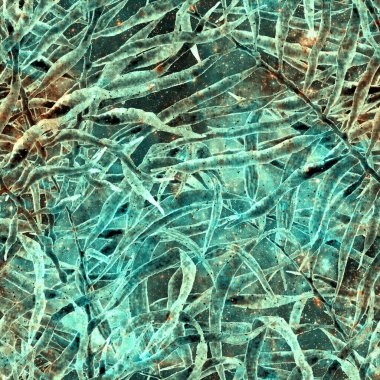 Tropik, pürüzsüz desen. Moda el çizimi 