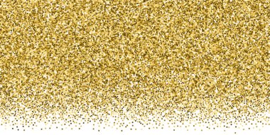 Yuvarlak altın parıltılı lüks konfeti. Dağılın