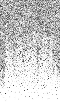 Yuvarlak gümüş parıltılı, ışıltılı konfeti. Kare