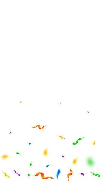 Streamers y confeti. Coloridas serpentinas oropel — Vector de stock