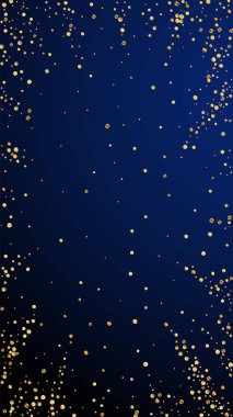 Şenlikli seçkin konfeti. Kutlama yıldızları. Altın 