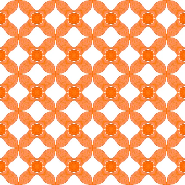 Tropisch naadloos patroon. Oranje opmerkelijk — Stockfoto