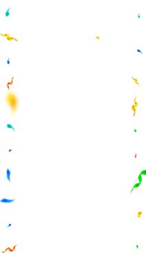 Flamalar ve konfeti. Renkli flamalar. 