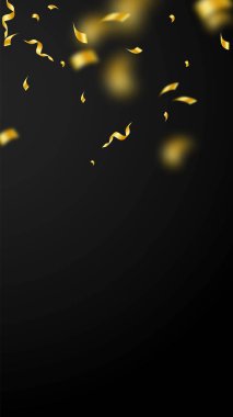 Flamalar ve konfeti. Altın sarısı süslemeler ve 