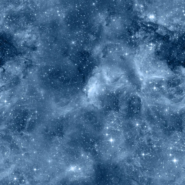 Διαστημικό μοτίβο χωρίς ραφή. Μπλε αφηρημένη — Φωτογραφία Αρχείου