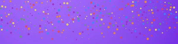 Confettis immaculés festifs. Des stars de la fête. Jo ! — Image vectorielle