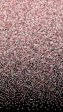 Pembe altın parıltılı lüks konfeti. Scatt.