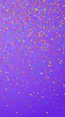 Fevkalade bir konfeti. Kutlama yıldızları. R