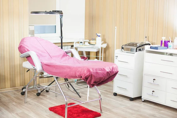 The equipment of beauty salon. Medical furniture. Beauty parlor. Laser epilator apparatus. Cosmetology outfit