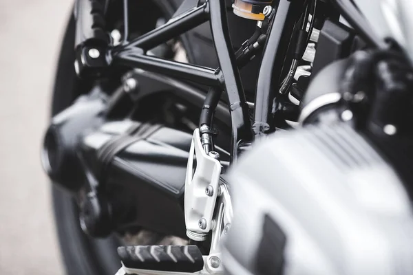 Крупный План Деталей Мотоцикла Близкий Выстрел Мотоцикла — стоковое фото