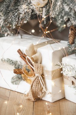 Noel arkaplanı. Noel kutlaması..