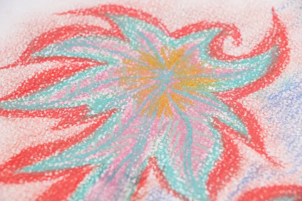 doku sanat pastel çocuklar çizim