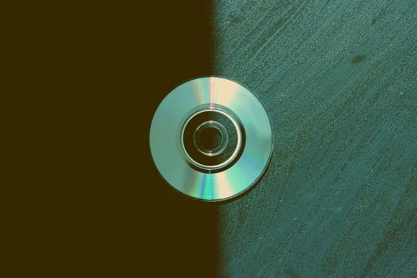 Kompakt Diskler Ortamdaki Arka Plan Sanatsal Gelecekte Dvd Renkli Film — Stok fotoğraf