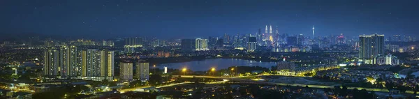 Cityscape Widok Środku Centrum Miasta Kuala Lumpur Malezja — Zdjęcie stockowe