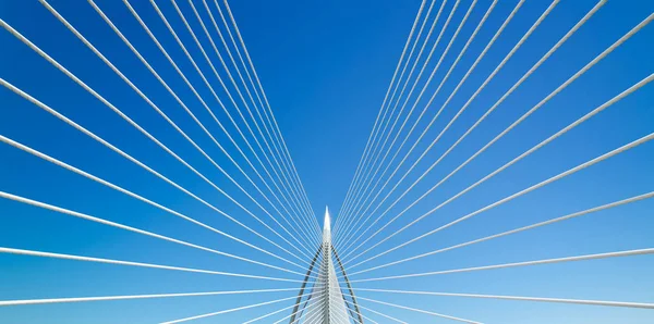 Schöne Brücke Und Blauer Himmel — Stockfoto