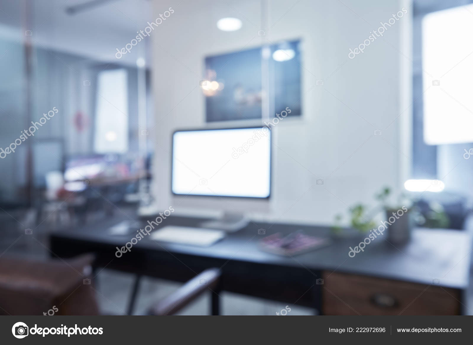 Fundo Local Trabalho Escritório Desfocado Desfocado Para Anúncios  Comerciais Negócios — Foto © jamesteohart #222972696, image size:1600x1167