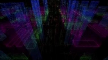 ikili şehir soyut video