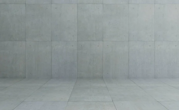 Industrial Loft style concrete cement square tiles wall and floor background .