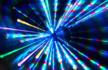 Soyut renkli, ışıldayan, ışıldayan radyasyon ışık arkaplanı