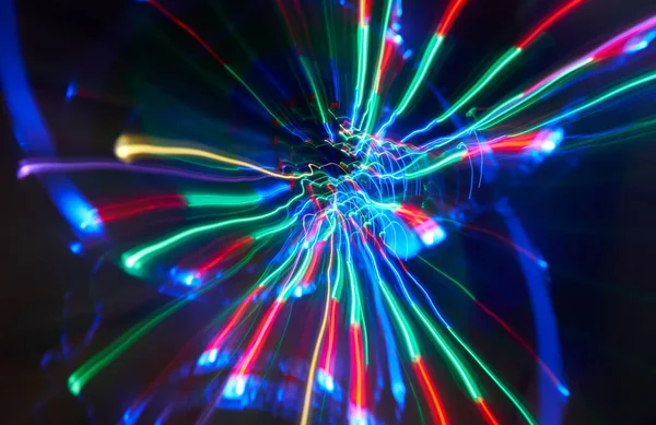 Abstrakte Bunte Gradienten Glühend Impulsstrahlung Fluss Licht Hintergrund — Stockfoto