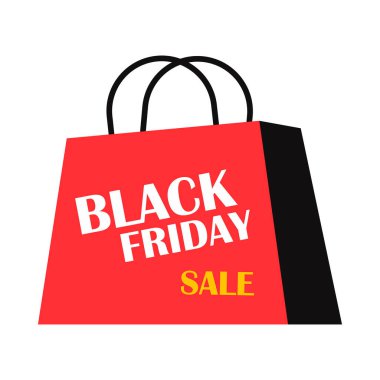 Kara Cuma indirimli etiketleri ve indirimli afişleri modern tarzda..