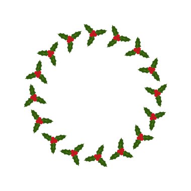 Dallardan, yapraklardan, böğürtlenlerden ve kurdelelerden yapılmış Noel çelenkleri.