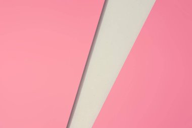 Soyut en az pembe geometrik kağıt kolaj 