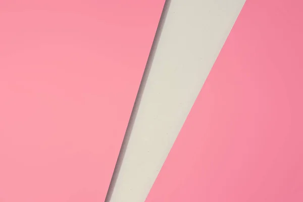 Abstrakta Minimal Rosa Geometriska Papper Collage — Stockfoto