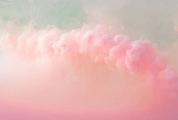 Fluid Composition Abstract Pastel Pink Cloud Blue Background — Stock Photo, Image