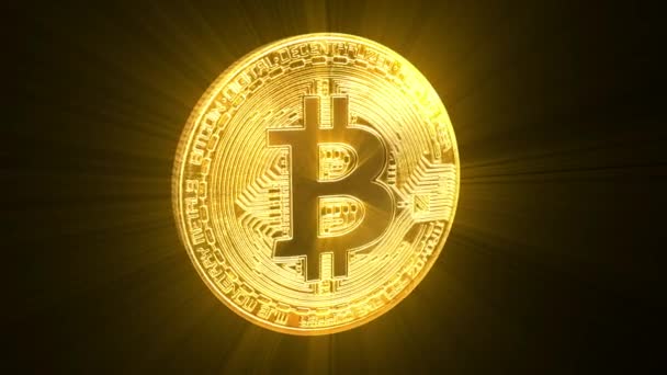 빛나는 물리적 Bitcoin 360도 — 비디오