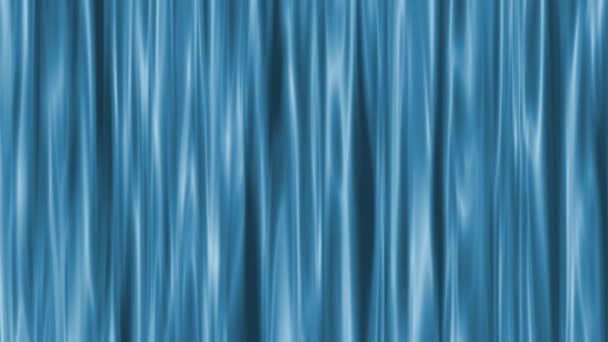 青いカーテン スタイルの背景のアニメーション シームレスなループ — ストック動画
