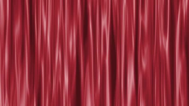 Red Curtain Style Background Animation Seamless Loop — Stock Video