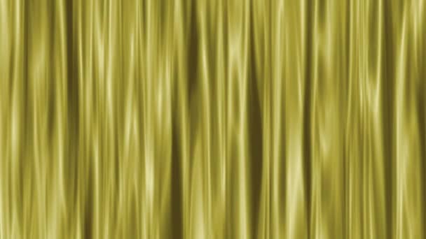 黄色いカーテン スタイルの背景のアニメーション シームレスなループ — ストック動画