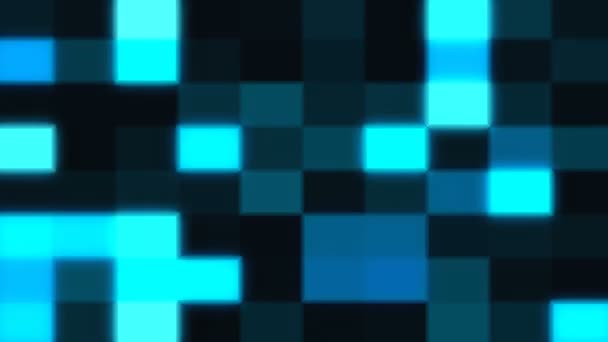 青色のトーン ブロック背景アニメーション シームレスなループ — ストック動画