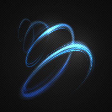 Hareket, Neon bulanık daireler .