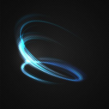 Hareket, Neon bulanık daireler .