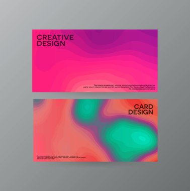 Soyut, yaratıcı kapak kavramlar koleksiyonu.