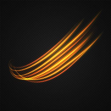 Hareket, Neon bulanık daireler .