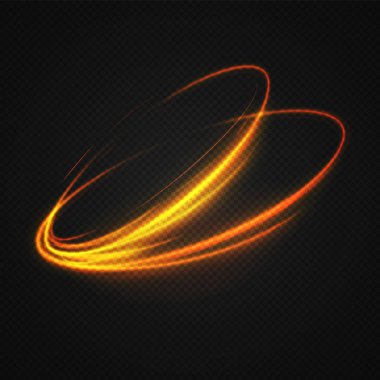 Hareket, Neon bulanık daireler .