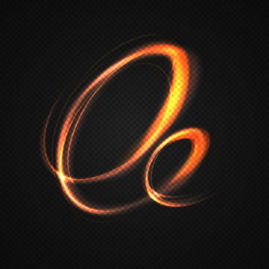 Hareket, Neon bulanık daireler .