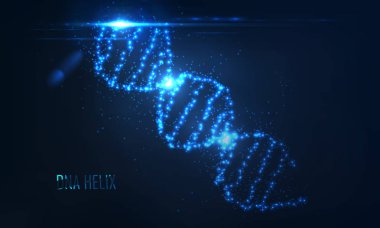 Nenon dna sarmalının parlayan parçacıkların oluşur . 