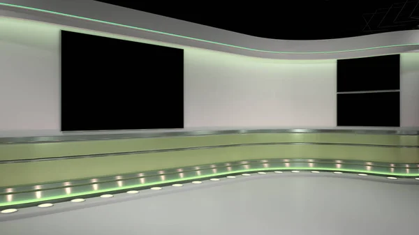 TV Virtual Studio background 3d rendering